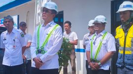 Ketua DPRD Sumenep KH Abdul Hamid Ali Munir melakukan sidak ke gedung dewan yang baru di Jl. Trunojoyo, Gedungan, Batuan, Sumenep, Rabu 27/3/2024 (Foto : nolesa.com) 
