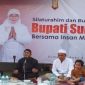 Bupati Sumenep Haji Achmad Fauzi Wongsojudo gelar silaturahim dan buka puasa bareng wartawan, Rabu sore, 3/4/2024 (Foto: istimewa) 