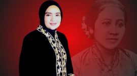 Srikandi DPRD Sumenep Bicara Hari Kartini, Berharap Lebih dari Sekedar Peringatan (Kolase foto Hj Nia Kurnia Fauzi dengan RA Kartini) 