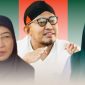 Dua Srikandi Sumenep : Hj. Dewi Khalifah dan Hj. Nurfitrsama berebut rekom PDIP untuk mendampingi H. Achmad Fauzi Wongsojudo di Pilkada nanti (Foto: kolase nolesa) 