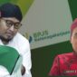 Kolase foto Bupati H. Achmad Fauzi Wongsojudo dan Kabag Kesra Kamiluddin