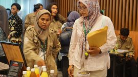 Suasana Agribisnis Expo yang digelar mahasiswa UNU Yogyakarta angkatan 2023 (Foto: nolesa.com) 