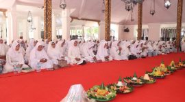 Muslimat NU Sumenep Sambut Tahun Baru Islam dengan Khatmil Quran dan Tumpengan, Minggu 7/7/2024 (Foto: istimewa) 
