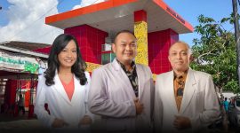 Dari kiri: dr. Yuniar Sarah Ningtiyas, SpM., dr. Fardian Yedasukma, SpM., dan dr. Karnedi H. SpM (foto: istimewa) 