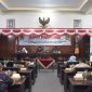 Suasana rapat paripurna RPJPD 2024-2045 di ruang paripurna DPRD Sumenep (foto: humas DPRD Sumenep) 
