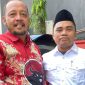 Sekretaris DPC PKB Sumenep Dr. Ach. Syaiful A'la bersama Bendahara DPC PDIP Sumenep H. Zainal Arifin (foto: ist) 