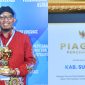Capaian UHC Sukses, Bupati Sumenep Terima Penghargaan Wapres (colase foto) 