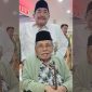 Ketua DPC PKB Sumenep, KH. Imam Hasyim foto bersama KH. Nurul Huda Djazuli Pengasuh Pondok Pesantren Al Falah, Ploso usai acara Muktamar PKB di Bali, Senin 26/8/2024 (foto: for nolesa.com) 
