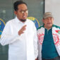 Bacabup dan Bacawabup Sumenep 2024, Fauzi-Imam Hasyim usai mengikuti tes kesehatan jasmani di RSAL dr. Ramelan, Subaraya, Sabtu 31/8/2024 (foto: ist) 