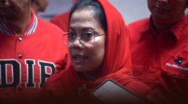 Sekretaris DPD PDI Perjuangan Jawa Timur Sri Untari Bisowarno saat datangi DPC PDIP Jember, Jumat 13/9/2024 (foto: ist) 