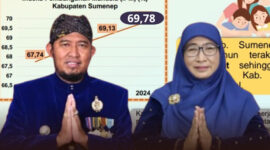 Fauzi-Eva Sukses Naikkan IPM Sumenep (Foto: ist/nolesa.com)