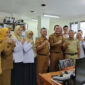 Wakil Bupati Lumajang, Yudha Adji mengawali tugasnya dengan silaturahim ke OPD di lingkungan Pemkab Lumajang, Senin 24/2/2025 (Foto: Ist/nolesa.com) 