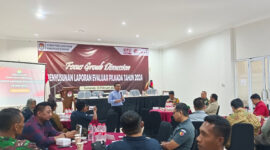 Suasana FGD KPU Sumenep dengan semua elemen masyarakat, Selasa 25/2/2025 (Foto: nolesa.com)