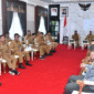 Rapat koordinasi pengembangan call center 112 di Rumah Dinas Bupati Sumenep, Senin, 26/5/2025 (foto: ist) 