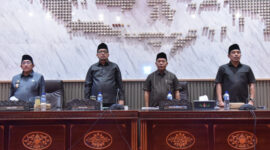 Rapat paripurna penyampaian nota penjelasan Bupati Sumenep terhadap Raperda pertanggungjawaban APBD 2024 di Ruang Paripurna DPRD Sumenep, Selasa, 20/5/2025 (foto: humas DPRD Sumenep) 