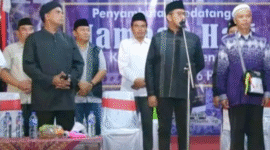Bupati Sumenep Bersama Forkopimda Kompak Sambut Kedatangan Jemaah Haji di Gor A. Yani, Rabu malam 18/6/2025 (foto: ist) 
