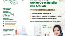 Arinna Hidayah Skincare Buka Peluang Usaha Kekinian, Cocok Bagi Pemula