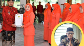 Direktur Utama BPRS Bhakti Sumekar, H. Hairil Fajar menyampaikan selamat atas dilantiknya pengurus GOW Sumenep masa bakti 2025-2030 oleh Bupati Fauzi, Jumat, 4/7/2025 