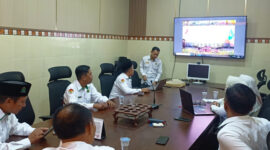 Tim Zona Integritas (ZI) Kementerian Agama Kabupaten Sumenep mengikuti kegiatan Penguatan Internalisasi Pembangunan Zona Integritas, Selasa, 15/7/2025 (foto: IST) 