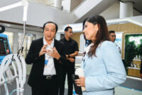 Menteri Komunikasi dan Digital (Menkomdigi) Meutya Hafid saat hadir pada kegiatan Konvensi Sains, Teknologi, dan Industri (KSTI) 2025 di Sasana Budaya Ganesa, Institut Teknologi Bandung, Bandung, Kamis, 7/8/2025 (foto: IST) 