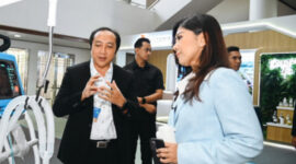 Menteri Komunikasi dan Digital (Menkomdigi) Meutya Hafid saat hadir pada kegiatan Konvensi Sains, Teknologi, dan Industri (KSTI) 2025 di Sasana Budaya Ganesa, Institut Teknologi Bandung, Bandung, Kamis, 7/8/2025 (foto: IST) 
