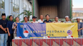 PT Empat Sekawan Mulia bersiap ekspor rokok King Djava ke Malaysia, Kamis, 4/9/2025 (foto: NOLESA.COM)