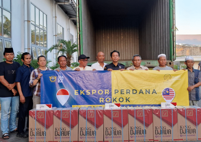 PT Empat Sekawan Mulia bersiap ekspor rokok King Djava ke Malaysia, Kamis, 4/9/2025 (foto: NOLESA.COM)