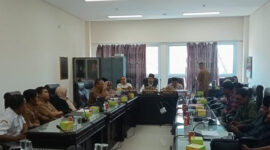 Komisi IV DPRD Kabupaten Sumenep menerima audiensi Pemuda Reformasi Sumenep (PRS) Selasa, 23/9/2025 (foto: humas DPRD)