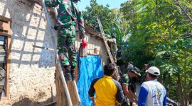 Perbaikan rumah terdampak gempa di Sapudi dimulai, Bupati Fauzi pastikan prosesnya lancar (foto: ist) 