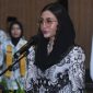 Anggota DPR RI Fraksi PDI Perjuangan, Novita Hardini saat dikukuhkan sebagai Bunda Guru PGRI Kabupaten Trenggalek di Pendopo Manggala Praja Nugraha setempat, Rabu 29/10/2025 (foto: istimewa) 