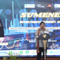 Wakil Bupati Sumenep KH. Imam Hasyim saat membuka Sumenep Investment Summit (SIS) di Pendopo Agung Keraton Sumenep, Senin 10/11/2025 (foto: istimewa)