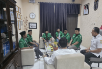 Satuan Tugas Badan Ansor Anti Narkoba (Baanar) Kabupaten Sumenep melakukan silaturahim dengan Kepala Dinas Pendidikan setempat, Rabu 19/11/2025 (Foto: Istimewa)