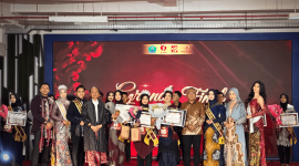 Rangkaian acara Grand Final Duta Wicara Jawa Timur 2025 yang digelar Komunitas HAMD Public Speaking berlangsung spektakuler, Minggu 23/11/2025 (Foto: Ist)