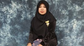 Kepala Desa Romben Guna, Dungkek, Yunni Nur Fatjrona (for NOLESA.COM) 