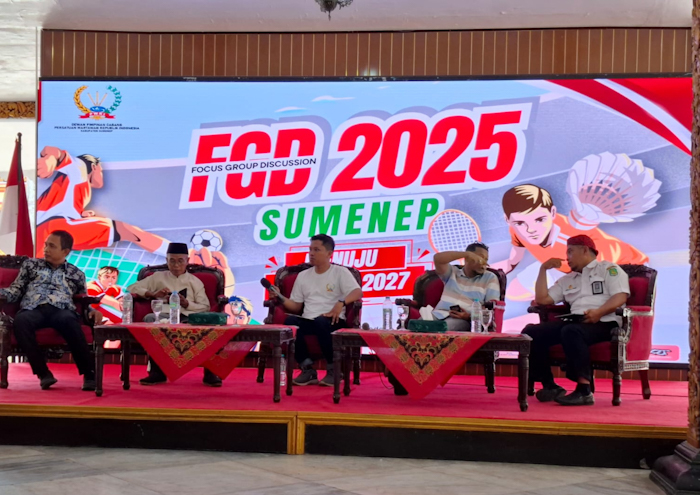 Suasana Focus Group Discussion (FGD) olahraga dengan tema 