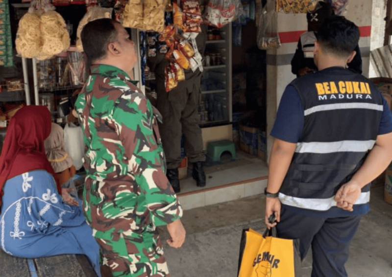 Penegakan hukum bidang di bidang cukai hasil tembakau (Foto: Ist)