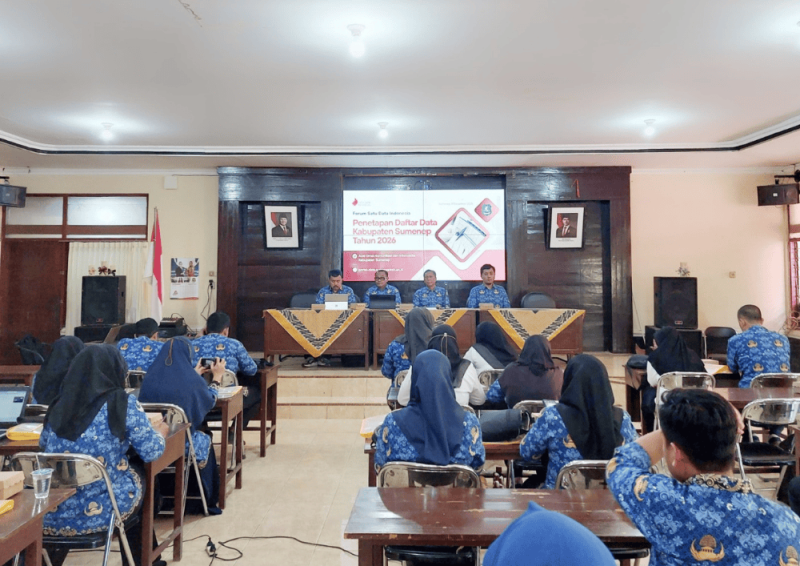 Forum Satu Data yang diselenggarakan Dinas Kominfo Sumenep, Rabu, 17/12/2025 (Foto: Ist)