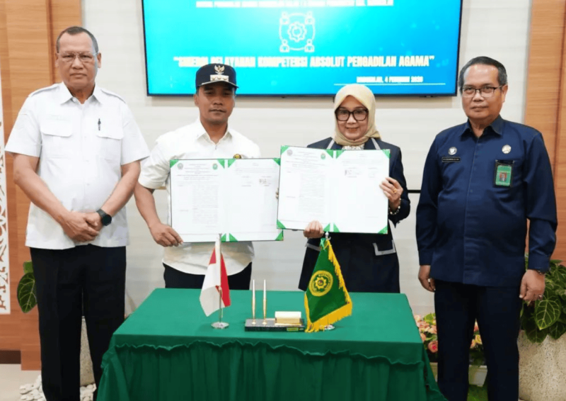 Pemkab-Pengadilan Agama Bangkalan teken MoU (Foto: Ist)
