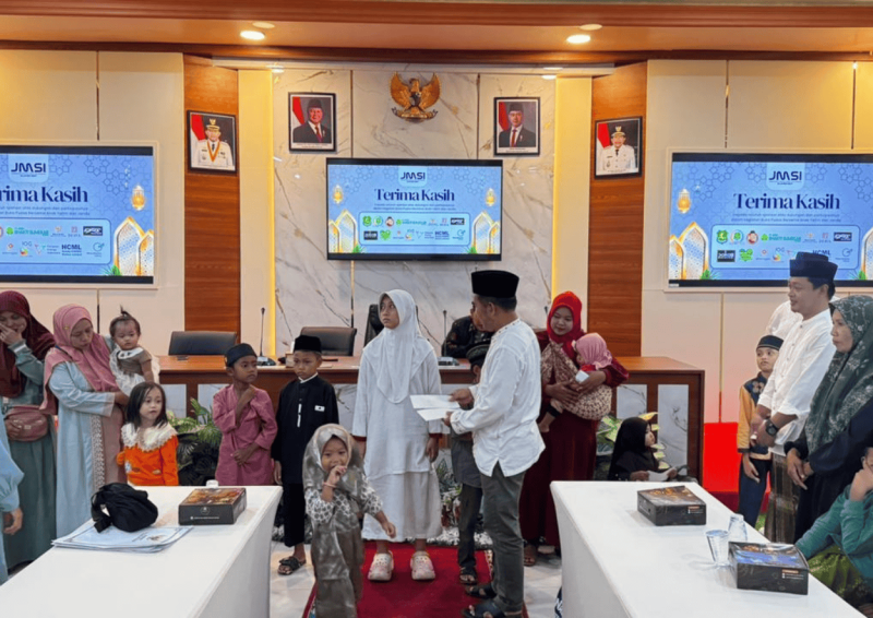 Ramadan 1447 H, JMSI Sumenep Santuni Anak Yatim dan Janda (Foto: Ist)