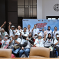 Kemenhub RI memberangkatkan 303 peserta mudik graris ramah anak dan disabilitas tahun 2026 (Foto: Ist)