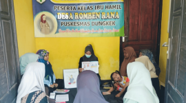 Puskesmas Dungkek Sukseskan Program Kelas Ibu Hamil (Foto: Istimewa)