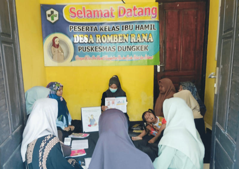 Puskesmas Dungkek Sukseskan Program Kelas Ibu Hamil (Foto: Istimewa)