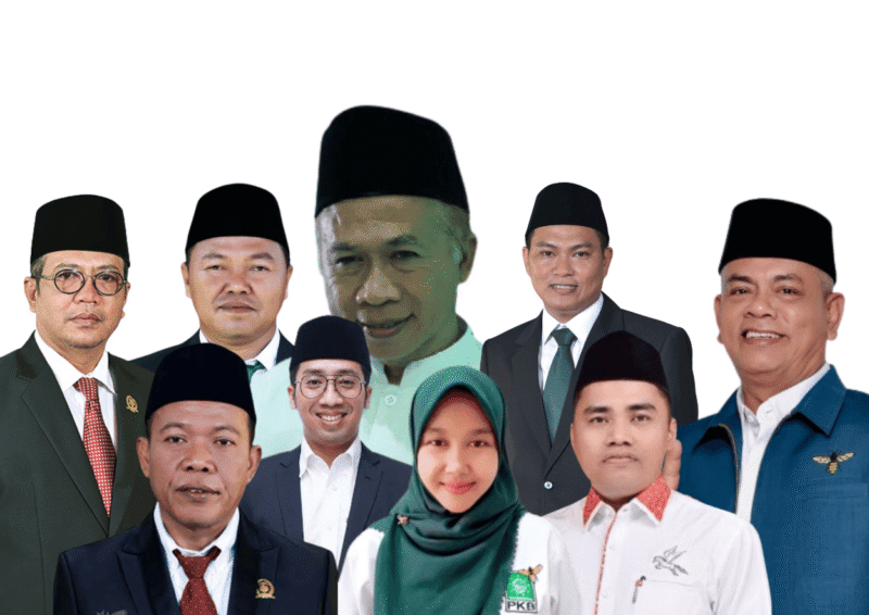 9 kandidat Ketua DPC PKB Sumenep hasil Muscab (Kolase Foto)