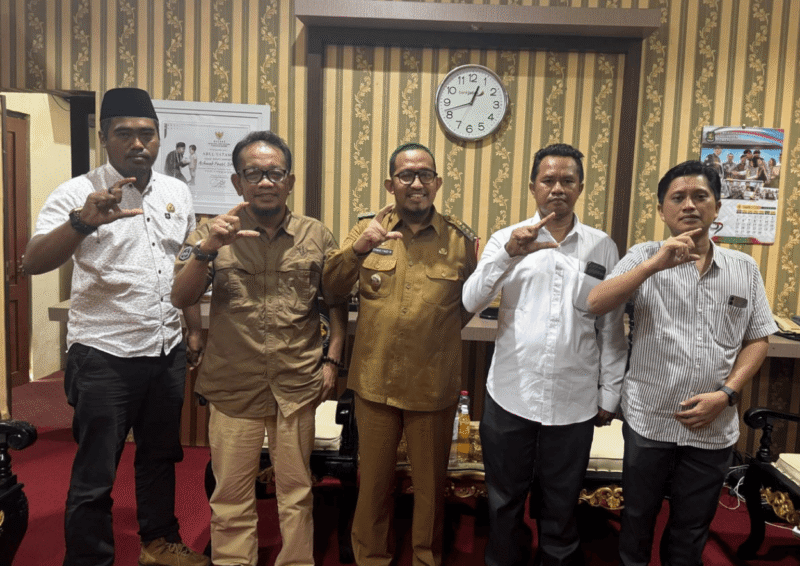 KI melakukan kunjungan langsung ke Bupati Sumenep Dr. H. Achmad Fauzi Wongsojudo 