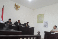 KI Sumenep gelar sidang lanjutan sengketa informasi CSR migas dan APBDes Banbaru, Senin, 13/4/2026 (Foto: Istimewa)