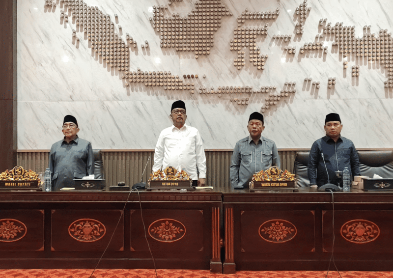 DPRD Sumenep Gelar Rapat Paripurna Penyampaian Nota Penjelasan 3 Raperda, Senin, 13/4/2026 (Foto: Istimewa)
