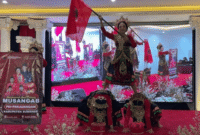 Tari Kembang Paseser dalam Musancab DPC PDIP Sumenep, Minggu, 26/4/2026 (Foto: Istimewa) 