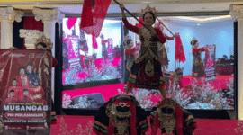 Tari Kembang Paseser dalam Musancab DPC PDIP Sumenep, Minggu, 26/4/2026 (Foto: Istimewa) 