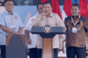 Presiden Republik Indonesia Prabowo Subianto menghadiri peringatan Hari Buruh Internasional (May Day) 2026 di Monumen Nasional (Monas) Jakarta, Juma, 1/5/2026 (Foto: Istimewa)