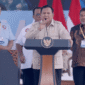 Presiden Republik Indonesia Prabowo Subianto menghadiri peringatan Hari Buruh Internasional (May Day) 2026 di Monumen Nasional (Monas) Jakarta, Juma, 1/5/2026 (Foto: Istimewa)
